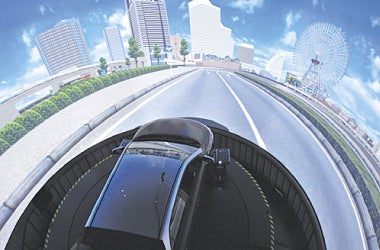 Omnidirectional View Driving Simulator